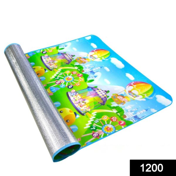 Waterproof Single Side Baby Play Crawl Floor Mat For Kids Picnic School Home (Size 180 X 115)