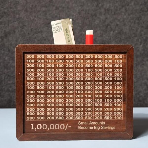 Wooden Money/Piggy Bank