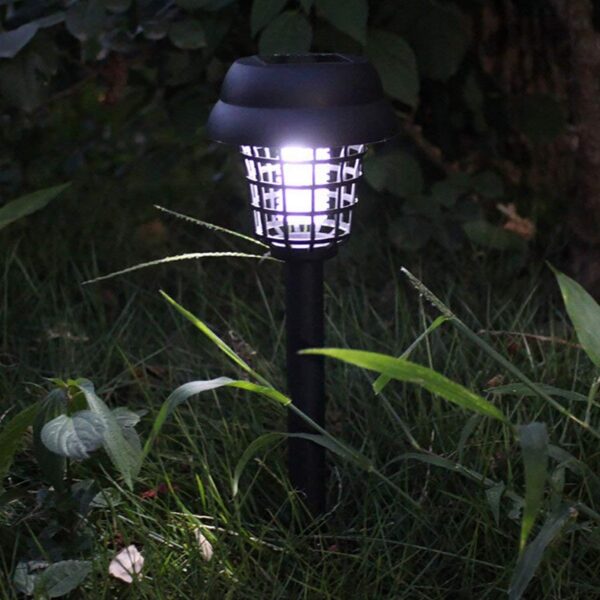 Medium Garden Solar Powered Led Mosquito Trap Bug Zapper (1 Pc)