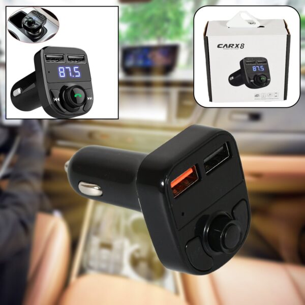 Hands-free Call Receiver Music Player Fast Mobile Charger Ports For All Smart phones